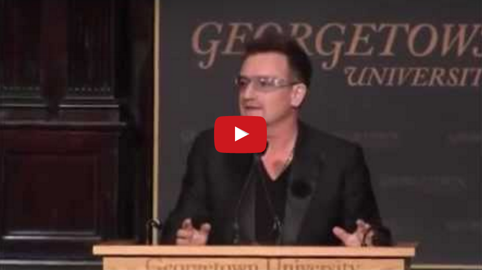 Bono's Speech at Georgetown